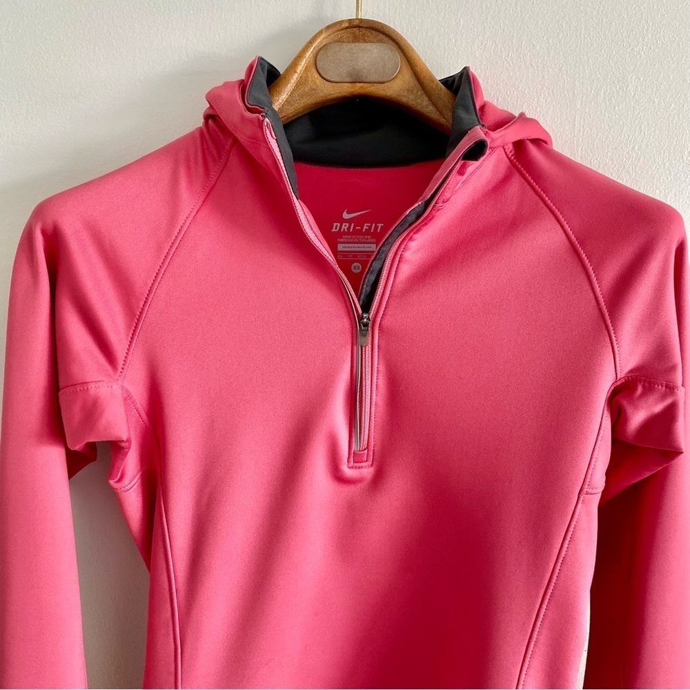 Nike Dri Fit Pink Hoodie Size XS - Picture 2 of 6
